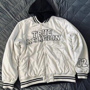 Men's True Religion reversible Varsity Jacket
